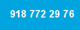 918 772 29 76 918 772 29 76